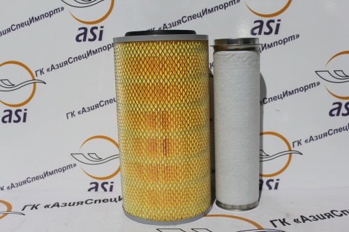 Фильтр воздушный (диаметр 19,5 высота 36,5 внутренний диаметр 8,5 см) двойной  ― АзияСпецИмпорт